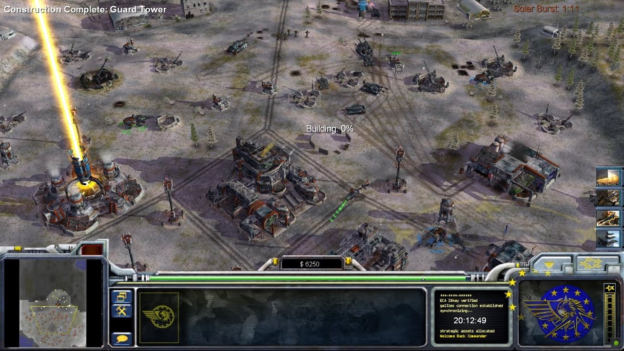 C&C Generals Zero Hour: Rise of The Reds Mod - European Continental Alliance (ECA) VS. Russia