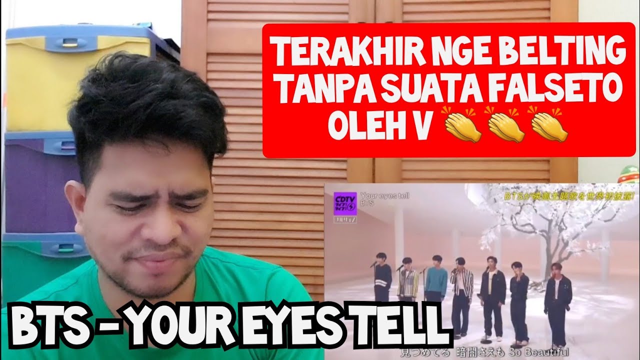 Guru Vocal Komentari BTS - YOUR EYES TELL (Reaction)