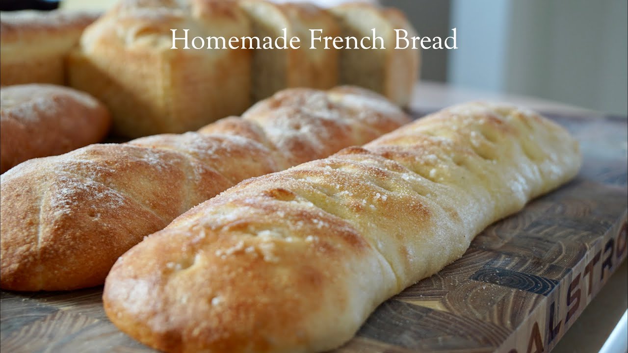 Easy Homemade French Bread🇺🇸🇫🇷–Bruno Albouze