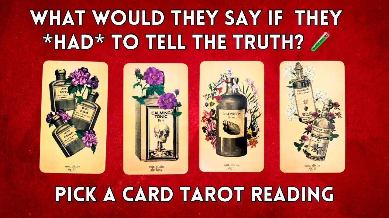 Truth Serum Tarot: What Would They Say If They Couldn't LIE 🧪