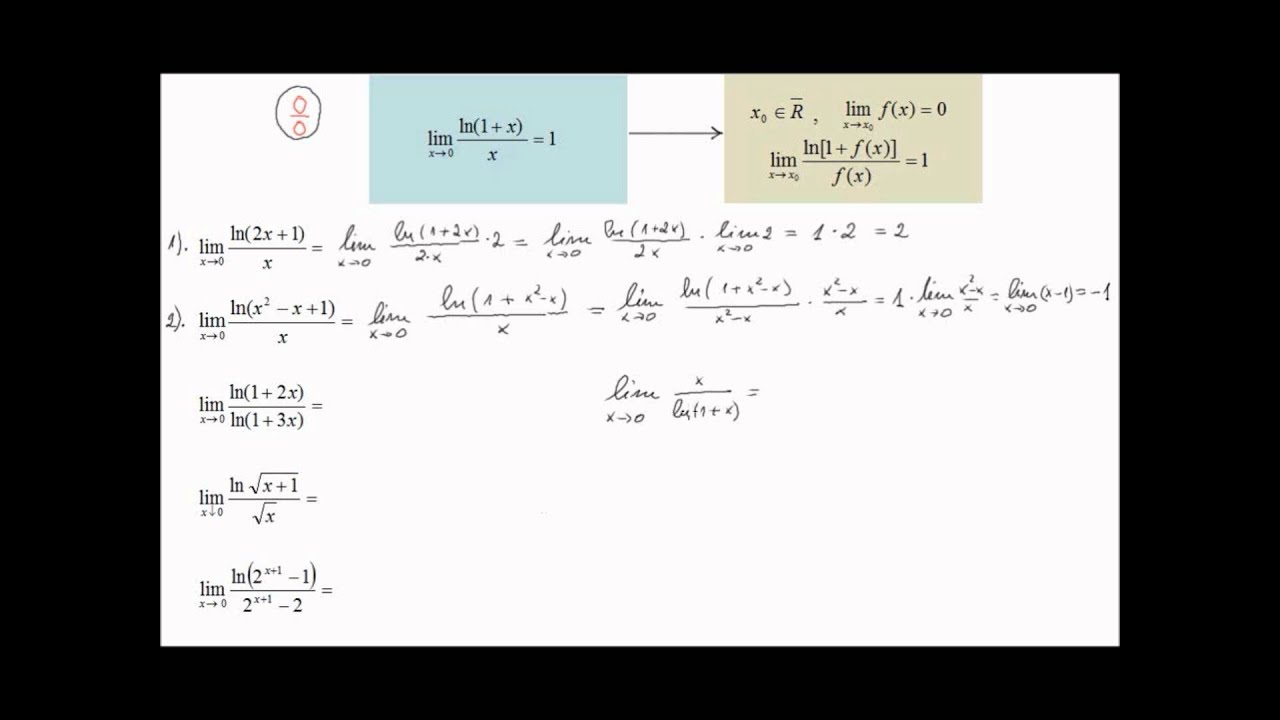 Limite remarcabile (remarc1)