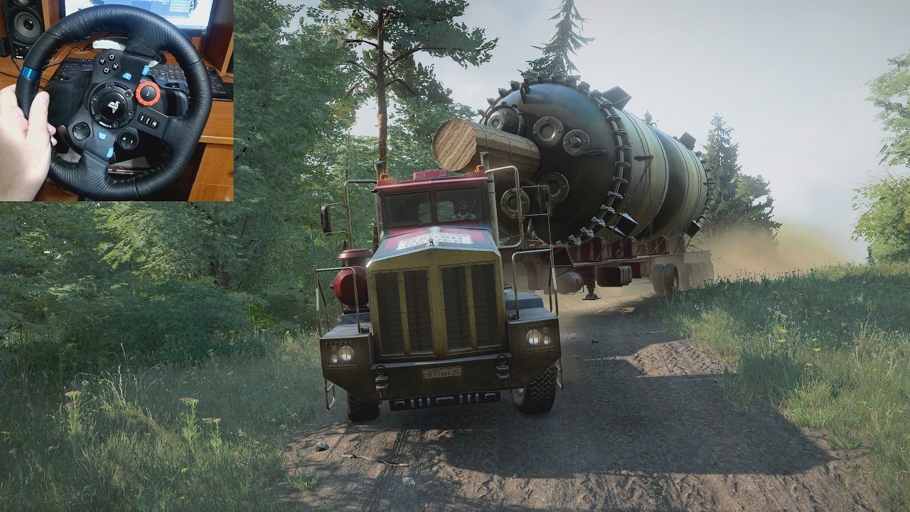 Boar 45318 Hauls Two Huge Tanks to a Refinery Through Steep Rocky Roads