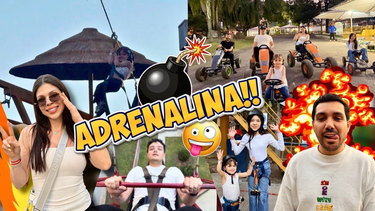 EQUIPO AGUERRIDO, ANNYA JULIA SE TIR&Oacute; DE UNA MEGA TIROLESA | VLOG