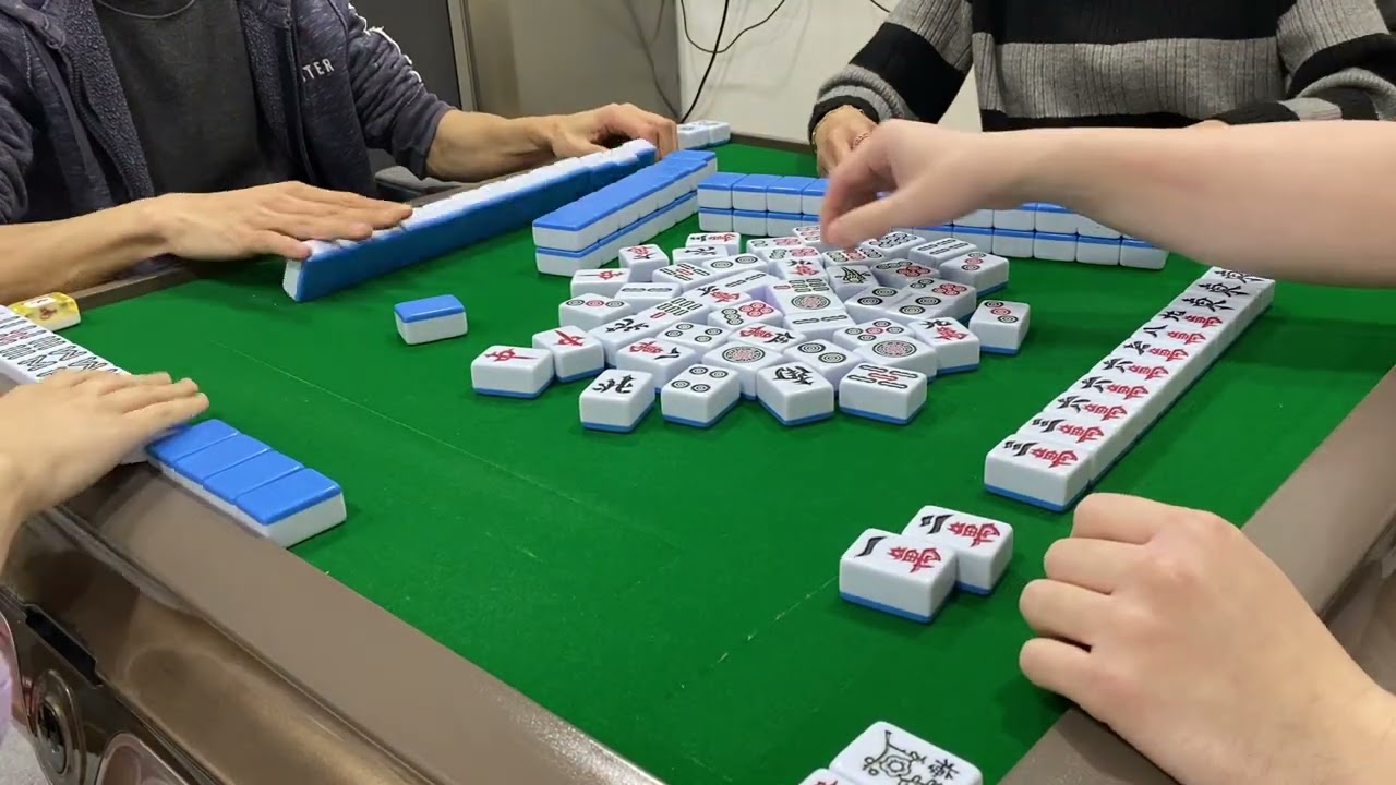 [開年大吉🐴🎉] Mahjong274. 廣東牌10番512有花🀄️長途老朋友局六回之四：59分鐘大家打到懵吓懵吓，我未摸牌架好自然被人Skip左，又食咗糊🙈😅🤣
