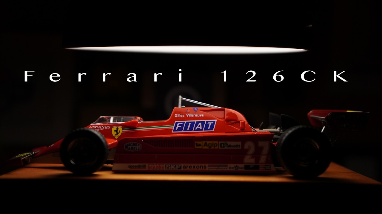 Ferrari 126CK FUJIMI 1/20 scale plastic model [Full Build]