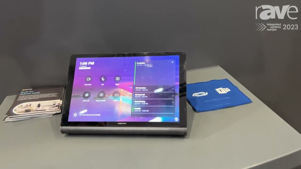 ISE 2023: Crestron Talks Integration Between FLEX Videoconferencing Devices and Microsoft Teams