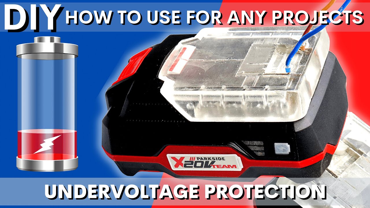Parkside X20V Team, The Simplest Way To Protect Your Battery From Discharge