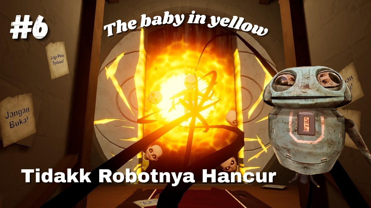 Semua Petunjuk Ternyata Jebakan!! (Aksi3 #6) Game The Baby In Yellow