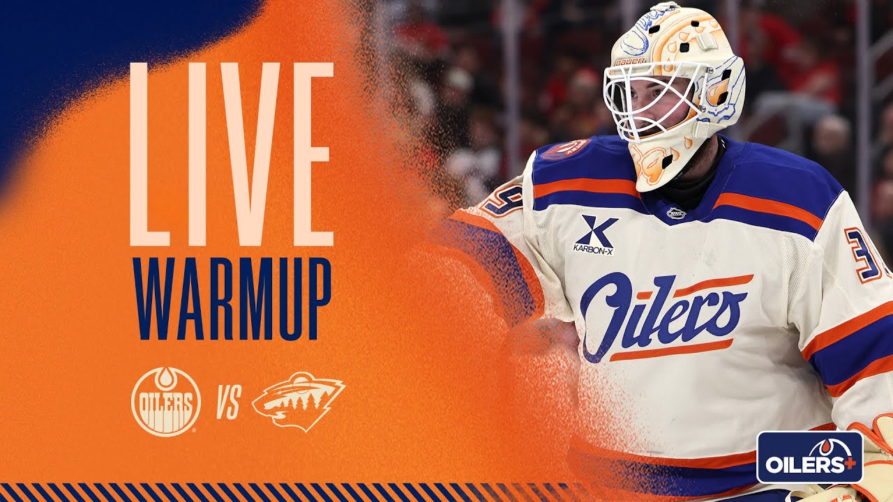 ARCHIVE | Warmup  -  Oilers vs Wild