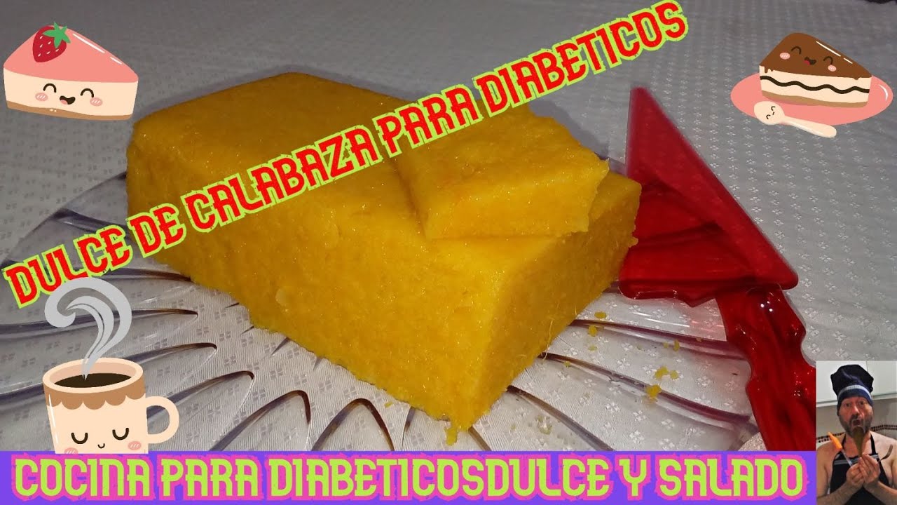 Dulce de calabaza para diabéticos✨ sin carbohidratos, sin azúcar ✨saludable y rico