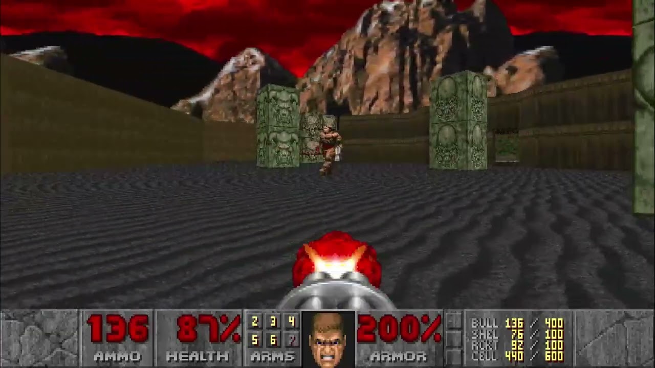 Cyber Demon boss fight | DOOM 1993