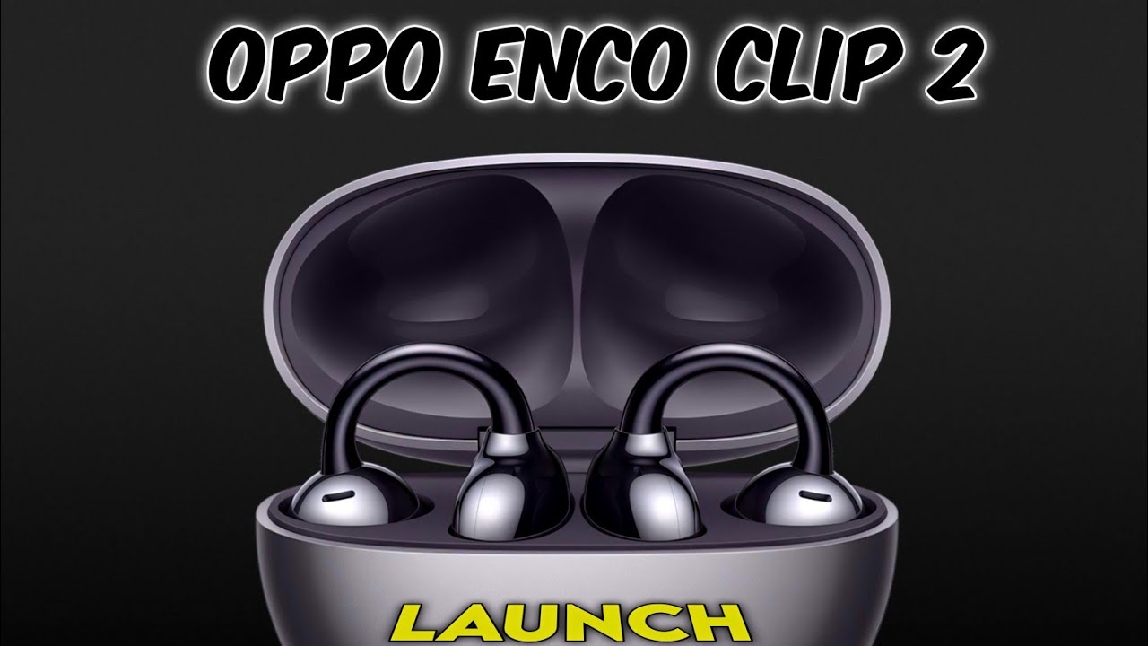 OPPO Enco Clip2 Launch: Gold Clip-On Earbuds with Dynaudio Tuning & 40H Battery! (April 21)