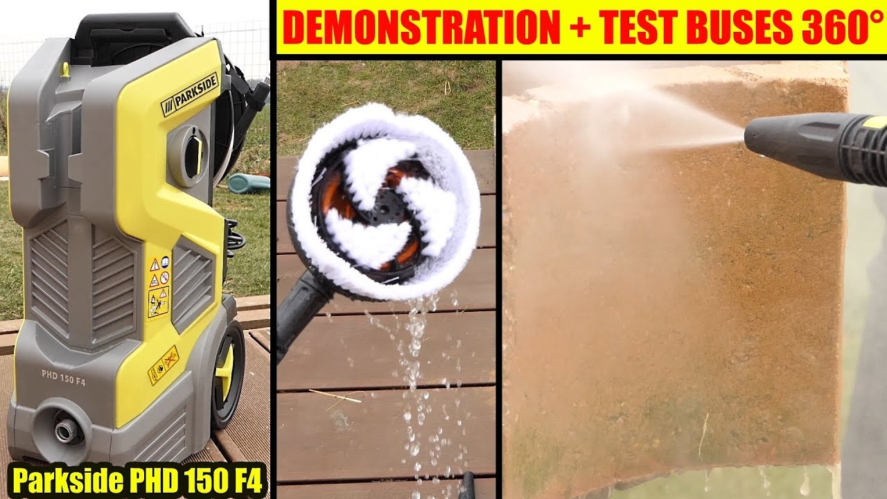 parkside nettoyeur haute pression lidl phd 150 démonstration essai Pressure Washer Hochdruckreiniger