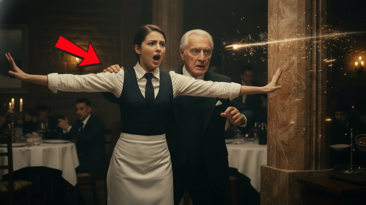 “Stay Behind Me!” the Waitress Shouts—Bullet Misses the Mafia Boss by Inches
