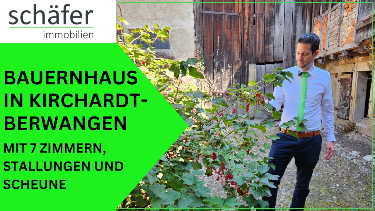 VERKAUF: BAUERNHAUS IN KIRCHARDT-BERWANGEN | sch&auml;fer Immobilien Eppingen