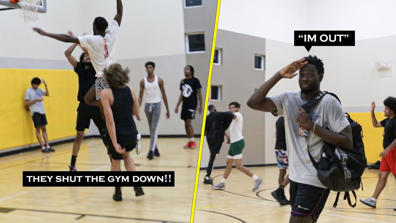 WE SHUT THE WHOLE GYM DOWN 5v5 pickup basketball