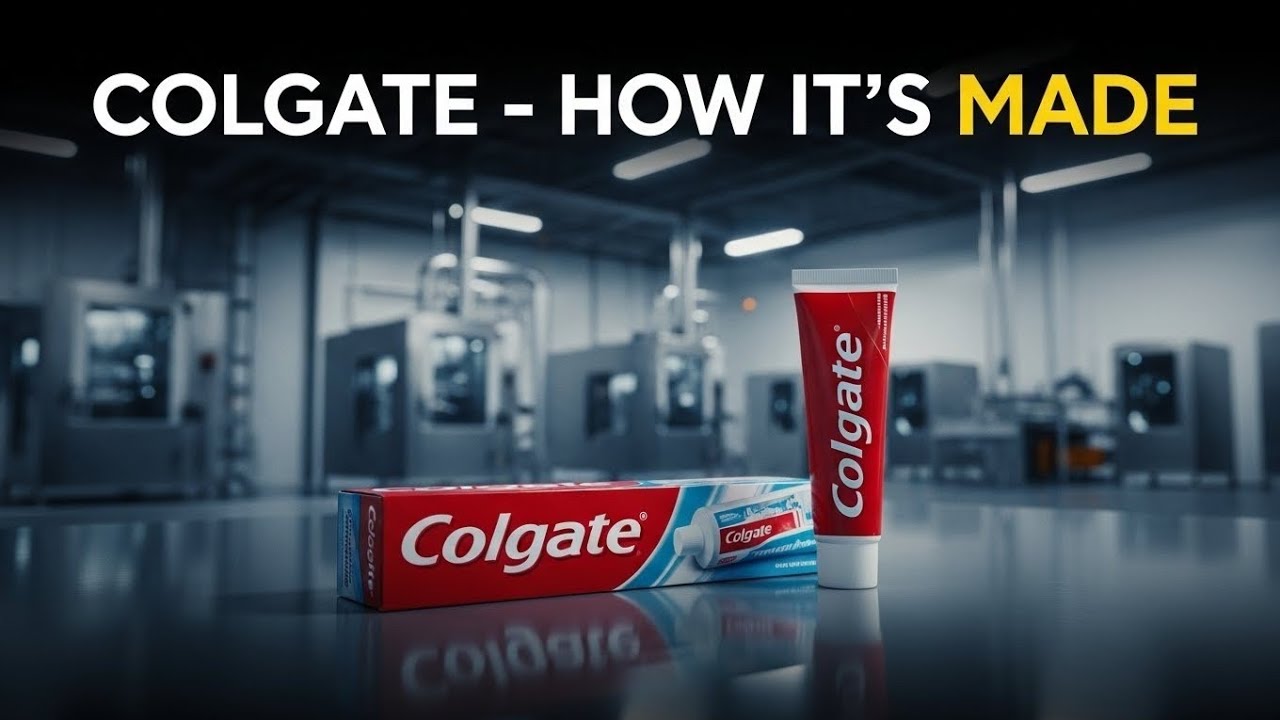 How COLGATE TOOTH PASTE is MADE🦷  Inside COLGATE Factory