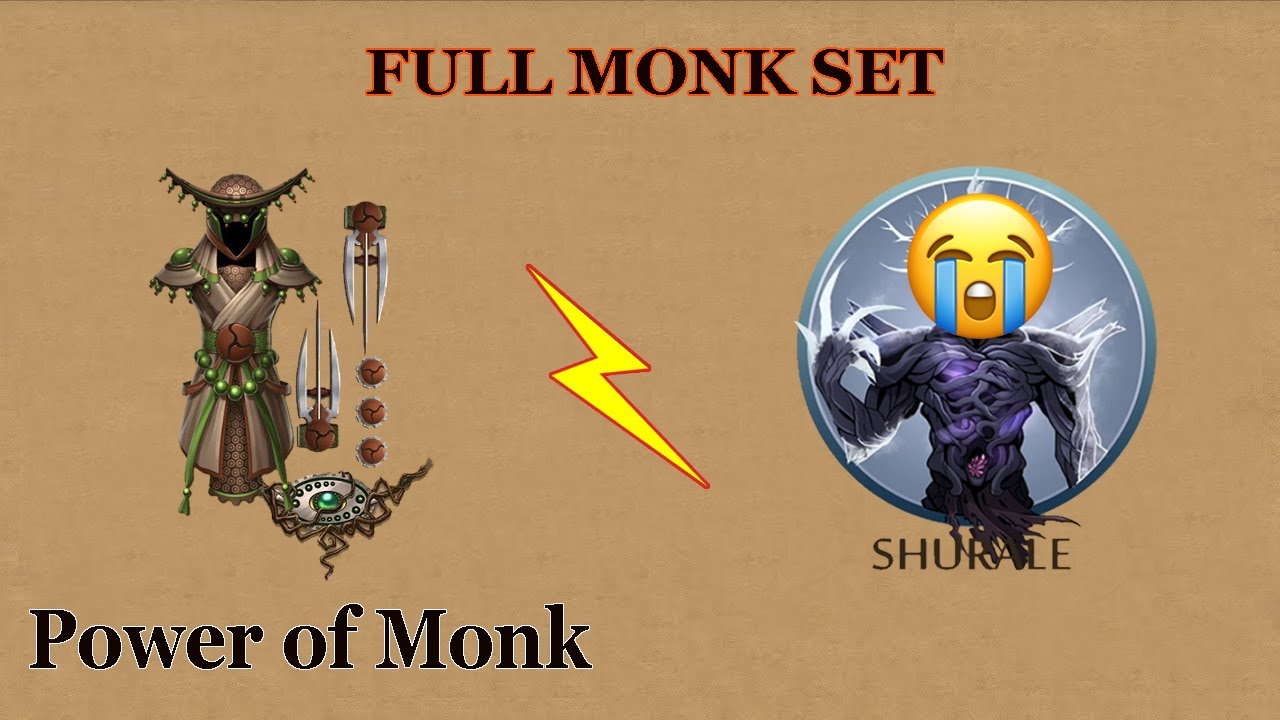 Shadow Fight 2 || FULL MONK SET vs SHURALE BOSS 「iOS/Android Gameplay」