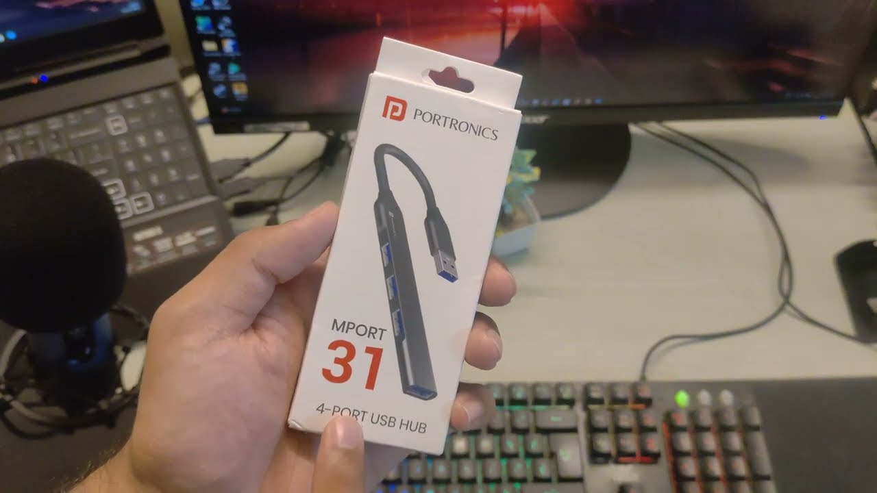 The Best USB HUB My Review Ft Portronics Mport 31 ( 4 in 1 ) | Unboxing and Testing