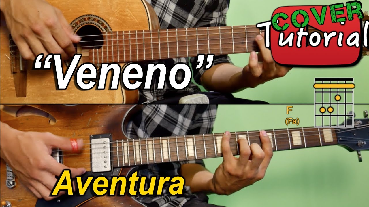 Veneno - Aventura - Cover/Tutorial Guitarra y Requinto