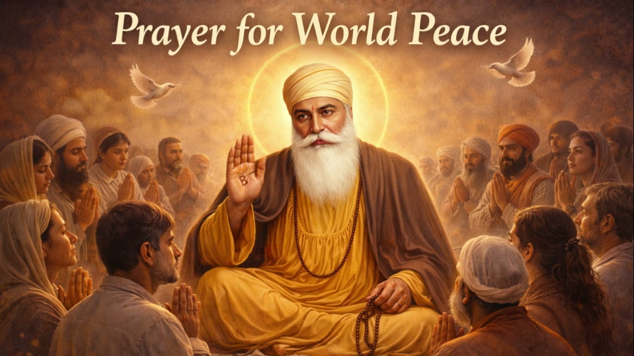 Prayer for World Peace | Guru Nanak Dev Ji Simran | Satnam Waheguru Meditation