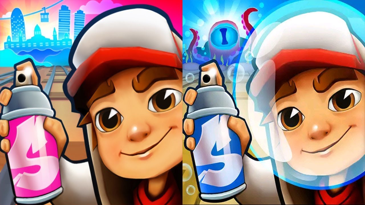 Subway Surfers Underwater 2023 Jake vs Subway Surfers Barcelona 2023 Jake Gameplay HD