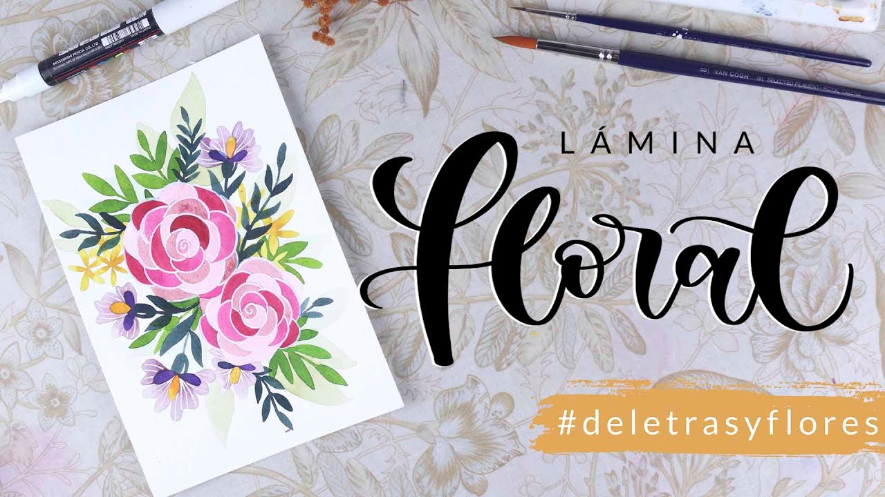 Lámina Floral