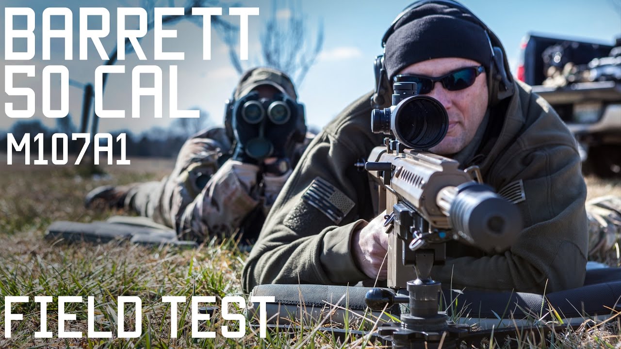 Полевые испытания снайперской винтовки спецназа Barrett 50 Cal M107A1 | Полуавтоматическая винтов...