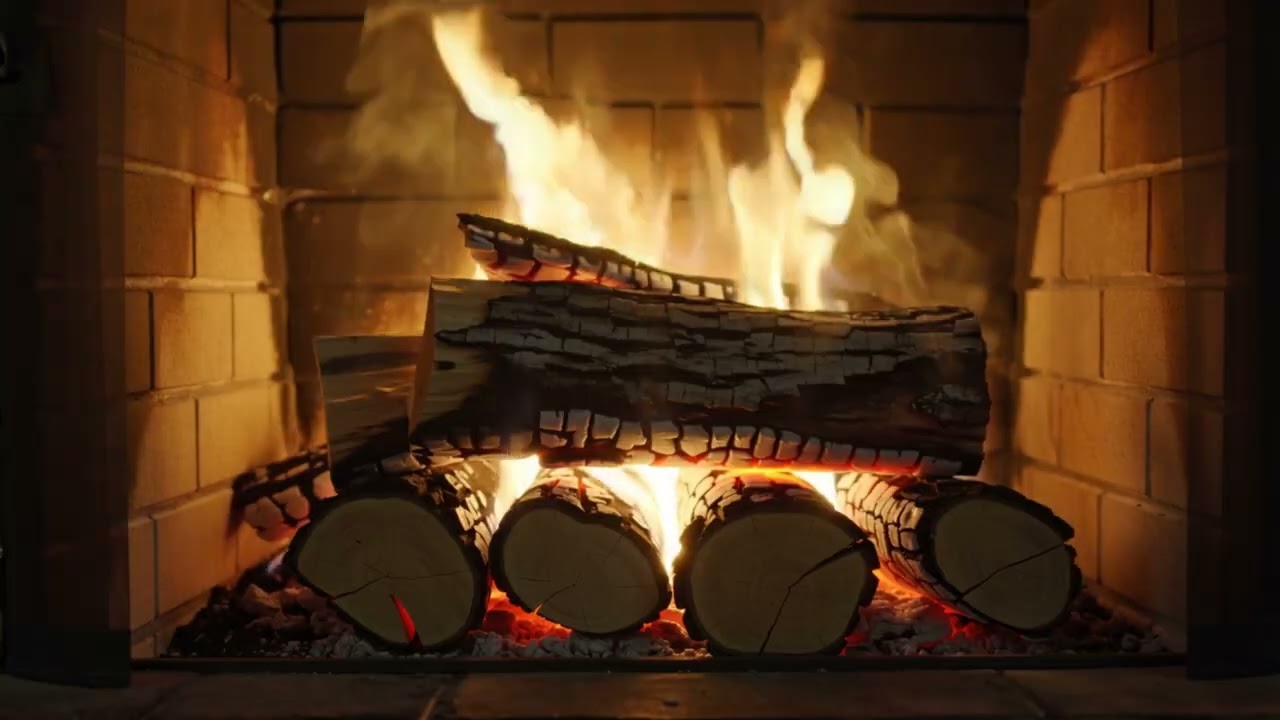 Crackling Fireplace Sounds | Cozy Fire Ambience for Sleep & Relaxation (4K)No Music
