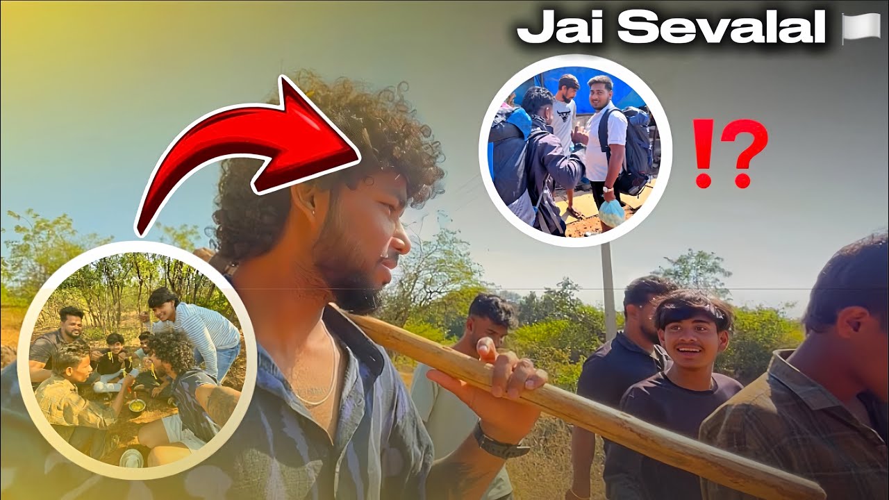 Jai Sevalal 🏳️ Village Adventure ⛰️😍🤝 With My Boys @Banjaramotovlogger16 