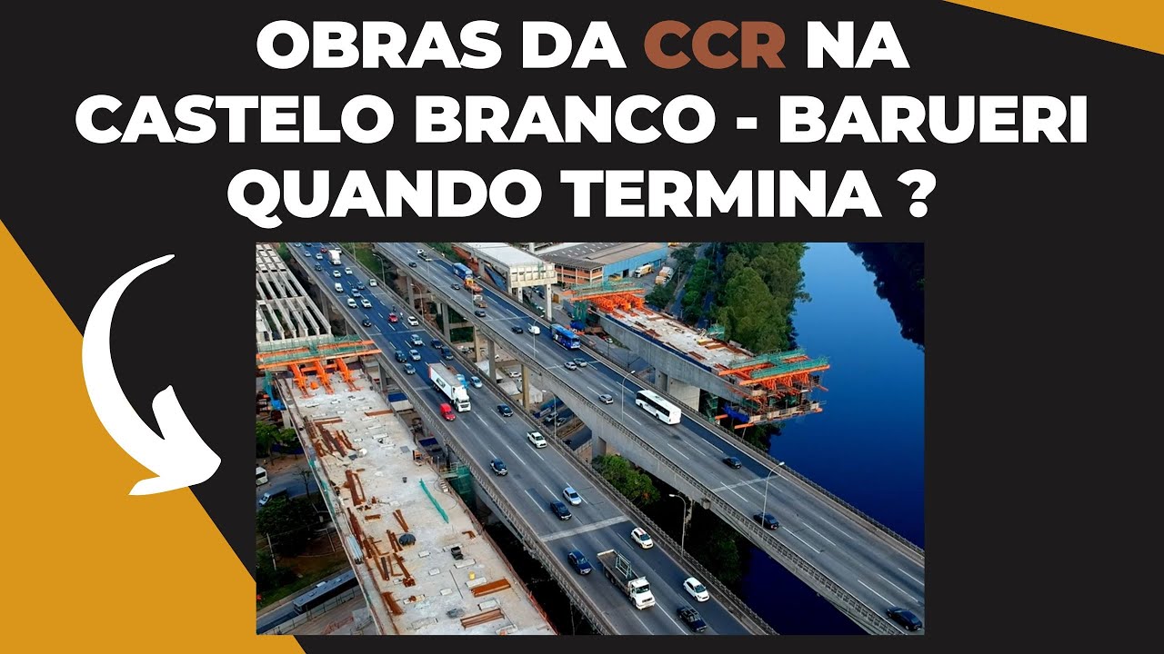 OBRAS DA CCR MARGINAIS CASTELO BRANCO - BARUERI | LENTES DO DRONE