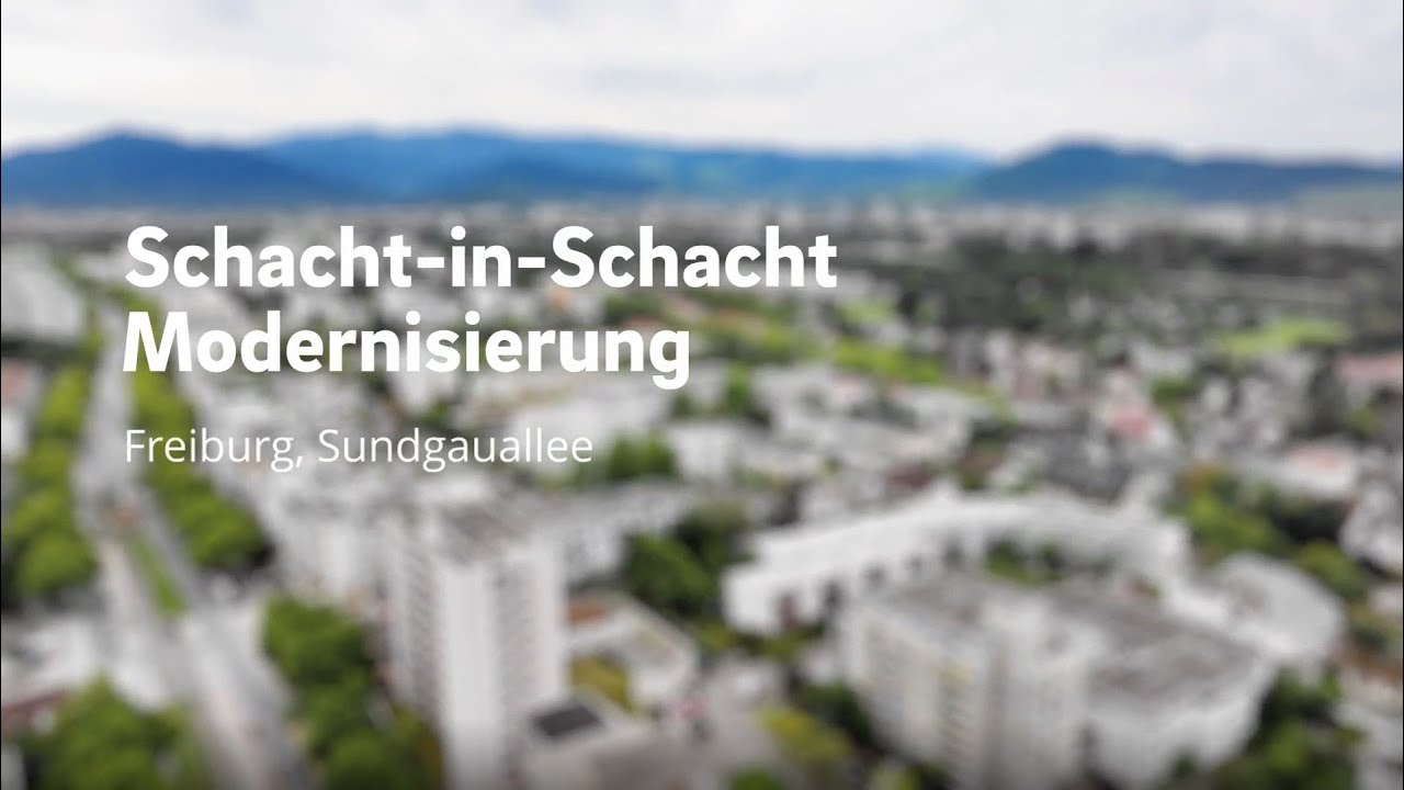 REHAU Schacht-in-Schacht Modernisierung in Freiburg