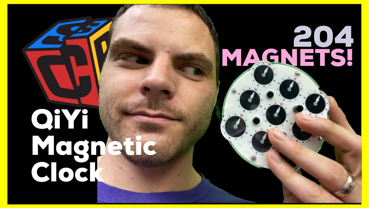 QiYi Magnetic Clock - WORLDS FIRST Mass Produced Clock with over 200 magnets!