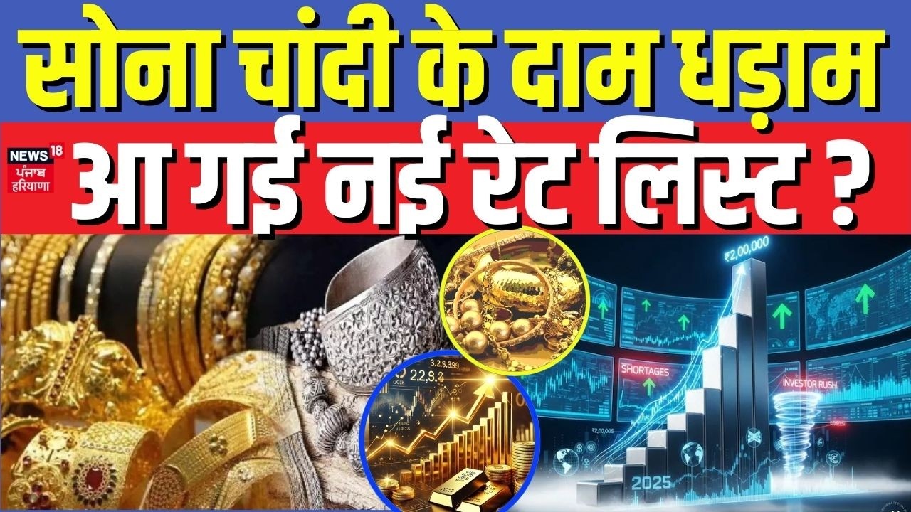 Gold Silver Price Update : सोना चांदी के दाम धड़ाम, आ गई नई रेट लिस्ट ? | Gold Rate Today | Silver