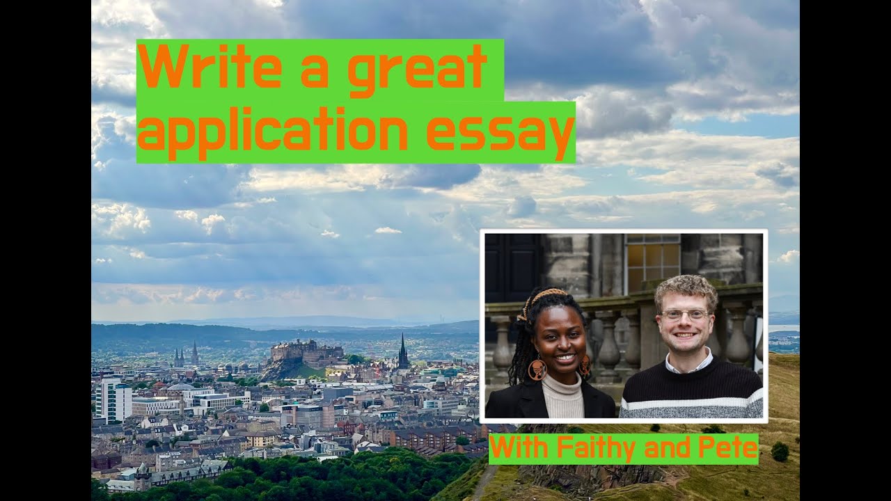 Writing Great Application Essays - advice for applicants