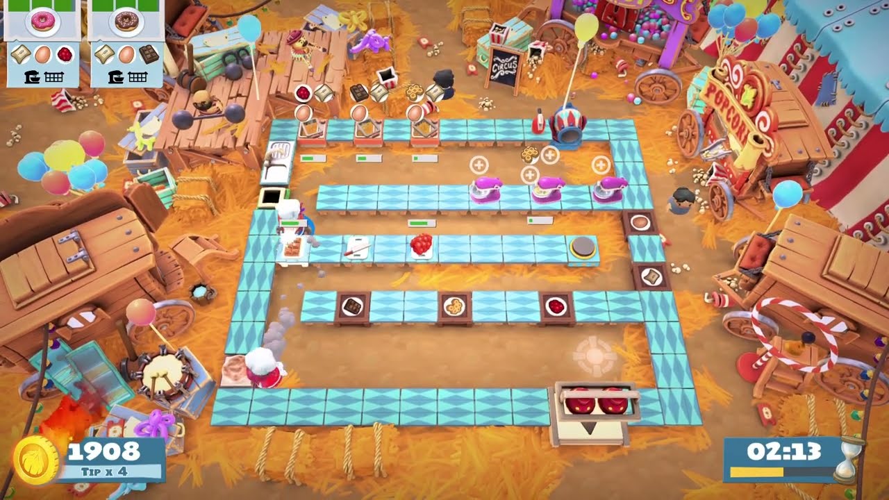 2p, Carnival 3-1, 4284 - Overcooked 2