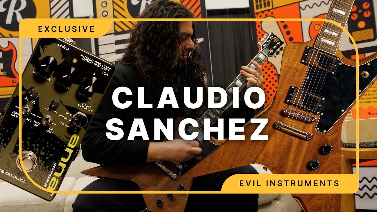 Клаудио Санчес из Coheed & Cambria выпускает гитару Jackhammer и Anna Compact OD-Fuzz