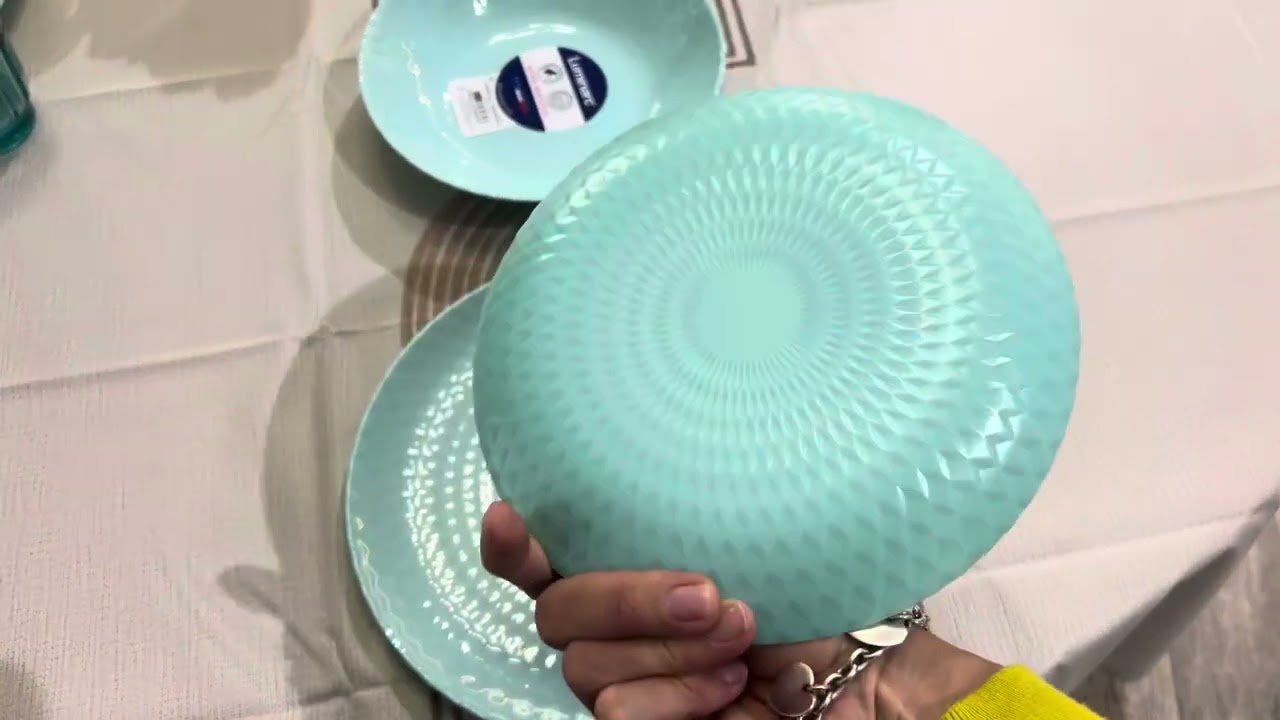 Сервировка посудой Pampille Light Turquoise от Luminarc