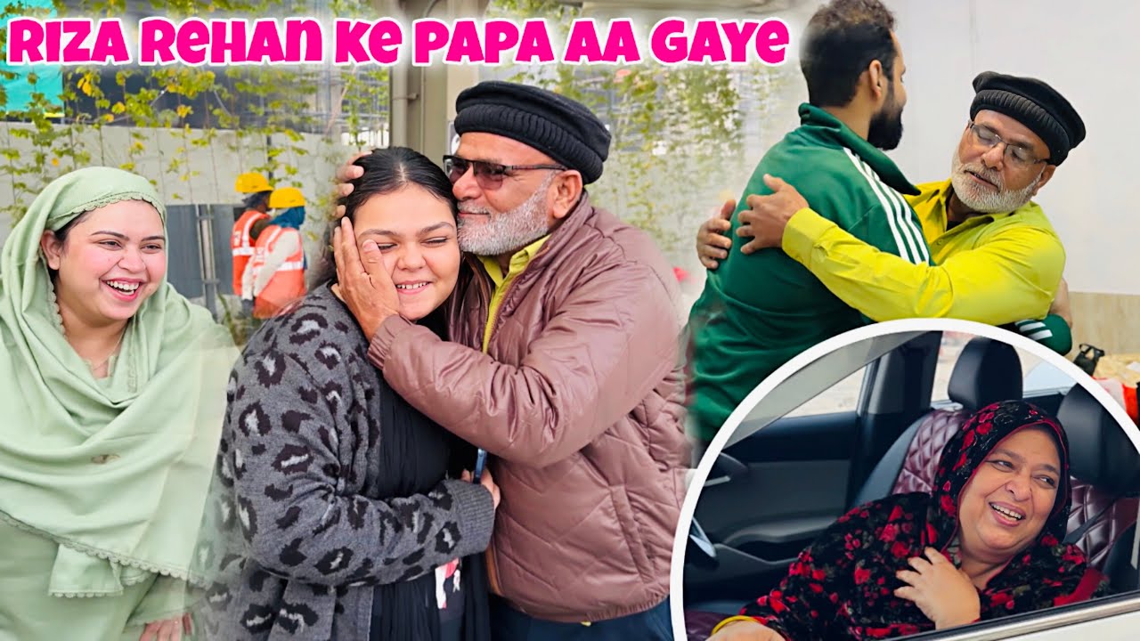 Riza Rehan ke papa ko lene Lucknow airport gaye 😍 | Riza ka Birthday 🎂
