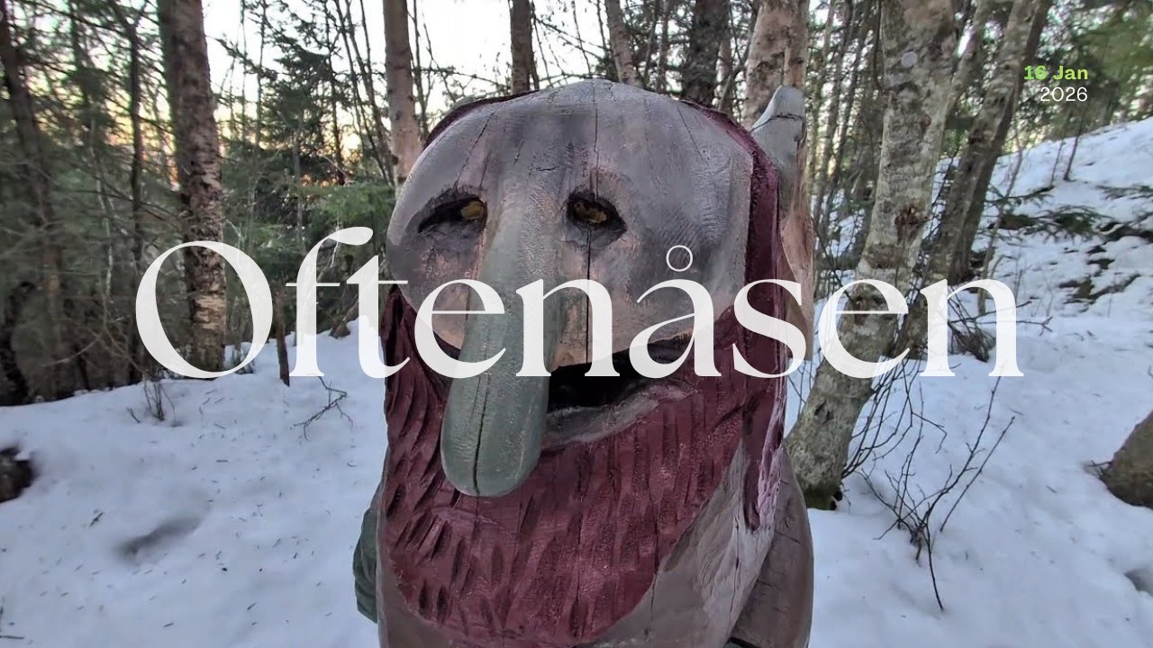 Hiking in Oftenåsen أكبر كرسي في العالم 
