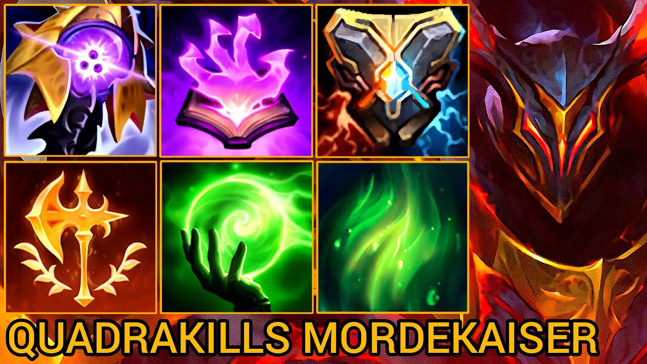 Poor Lucian And Easiest Quadrakills Mordekaiser - China Wild Rift Highlights By Tiarty