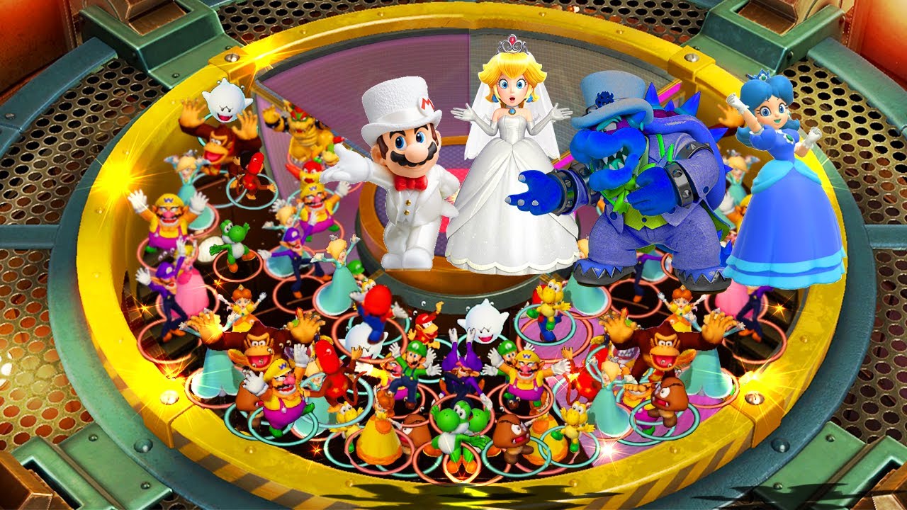 Mario Party Switch - Lucky Team Color Battles - Blue Team vs White Team (Mods Version)