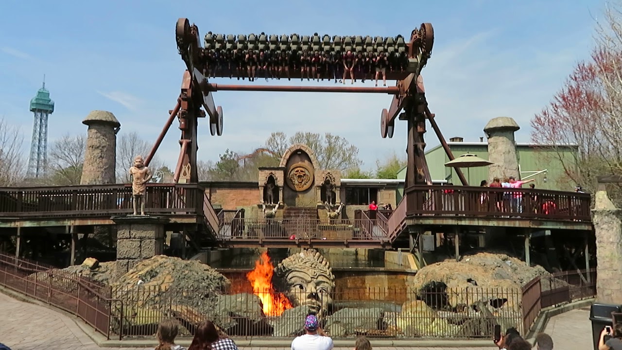 The Crypt/Tomb Raider with Fire effects (2005-2019) @ Kings Dominion - 03/30/19