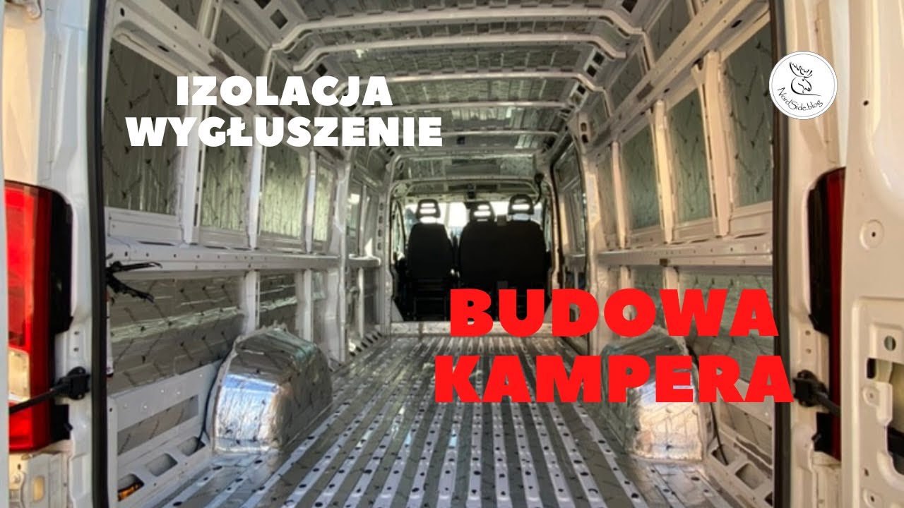 #2.BUDOWA KAMPERA. Demontaż ściany grodziowej oraz  montaż maty kauczukowej i maty butylowej.