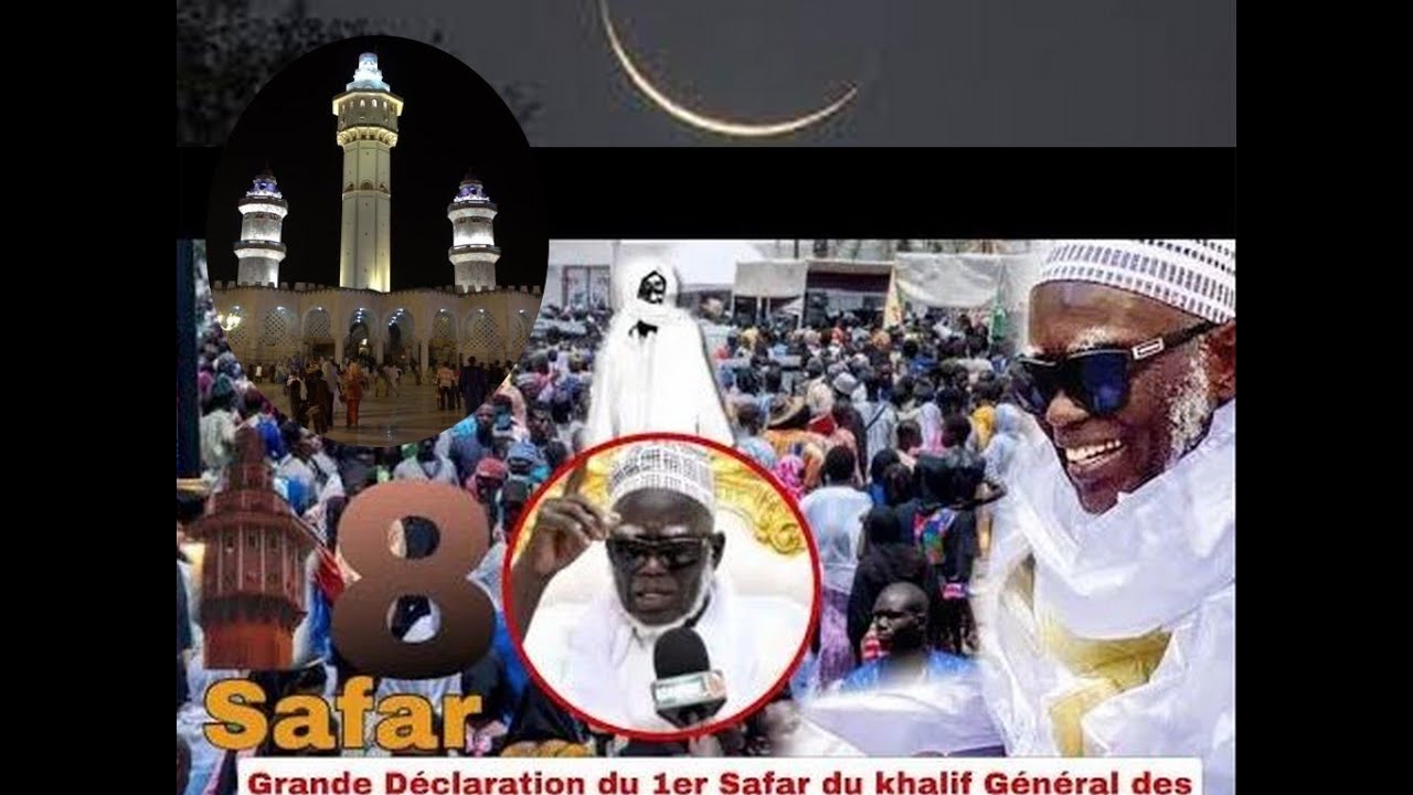 Urgent : Lundi 1 Safar 1444H 29 ao&ucirc;t 2022 Magal Touba 18 Safar 1444 15 Septembre 2022