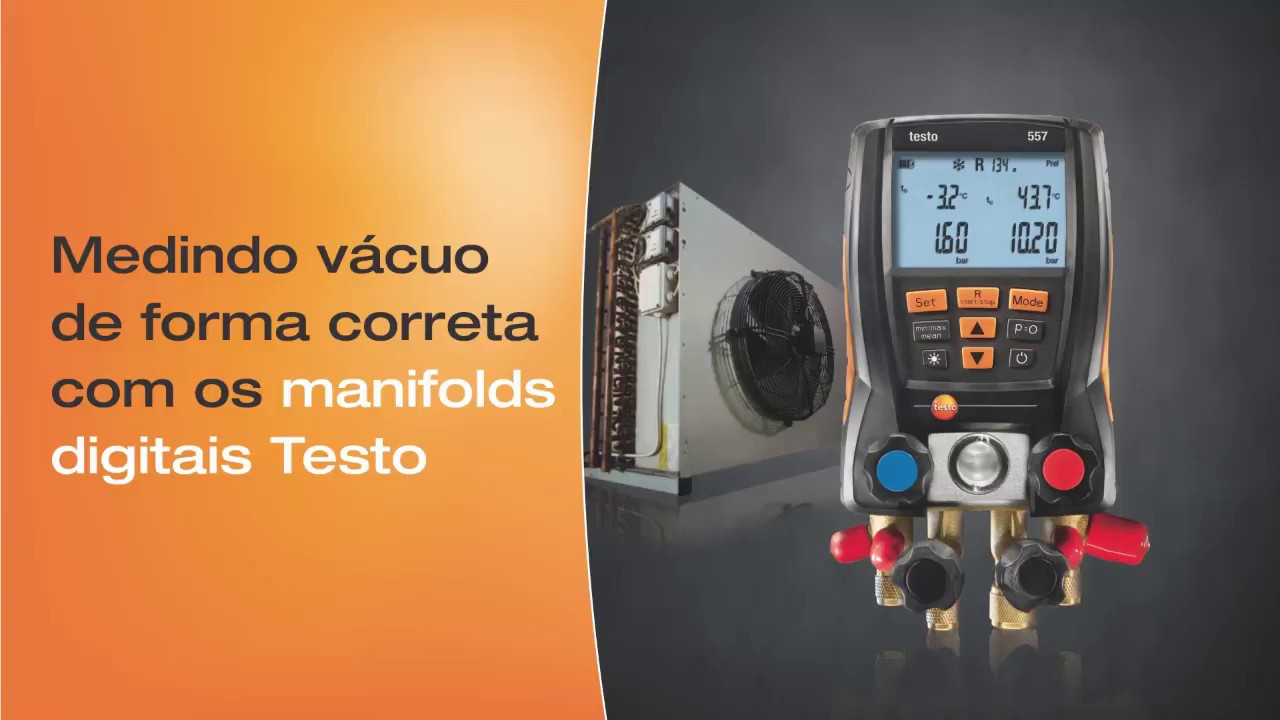 Medindo Vácuo de forma correta com os manifolds digitais Testo