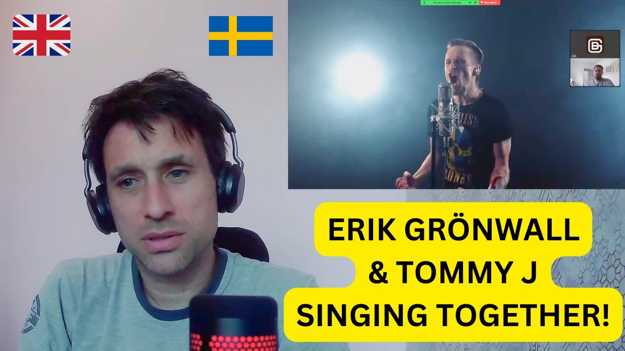 British Men React to Erik Grönwall & Tommy Johansson - Carolus Rex (Sabaton cover)