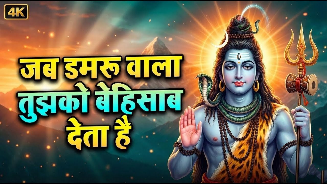 जब डमरू वाला तुझको बेहिसाब देता है | Shiv Bhakti Song 2026 | Bhole Baba Bhajan | Mahadev Song