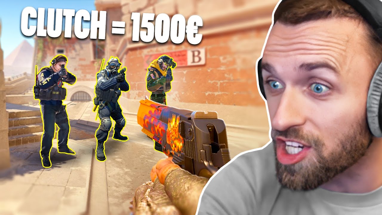 JE LUI DONNE 1500&euro; SI IL CLUTCH ! (Counter-Strike 2)