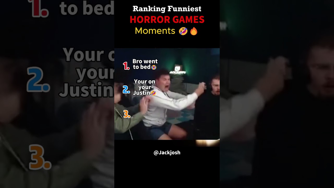 Ranking Funniest Horror Games Moments!! (Laugh out loud)🤣